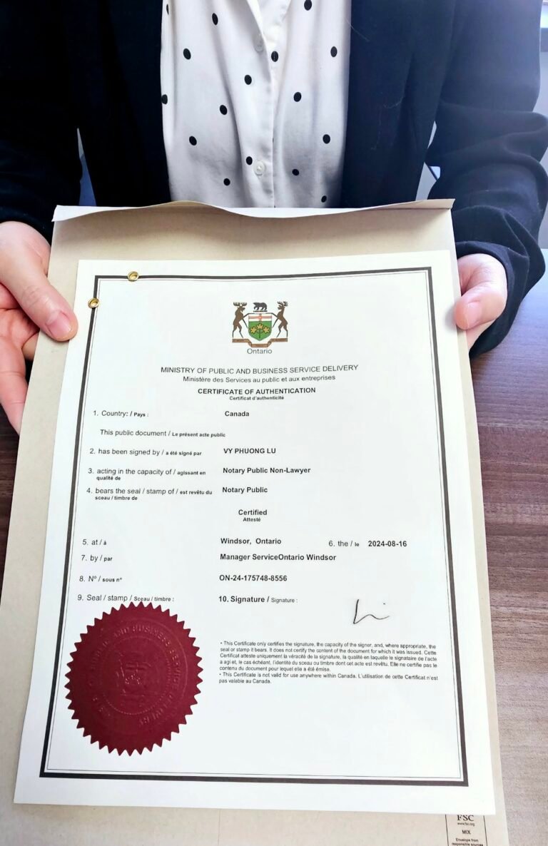 Apostille Windsor notarization service at Affordable Windsor Notary Public