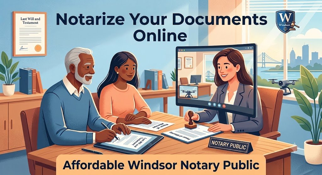 Notarize a document online through a video call with a notary