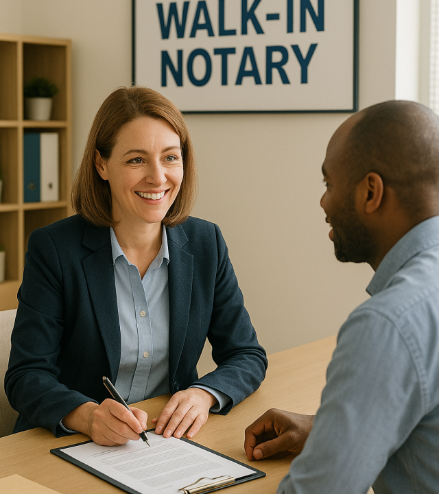 Notary Public at Work Notary Public at Work